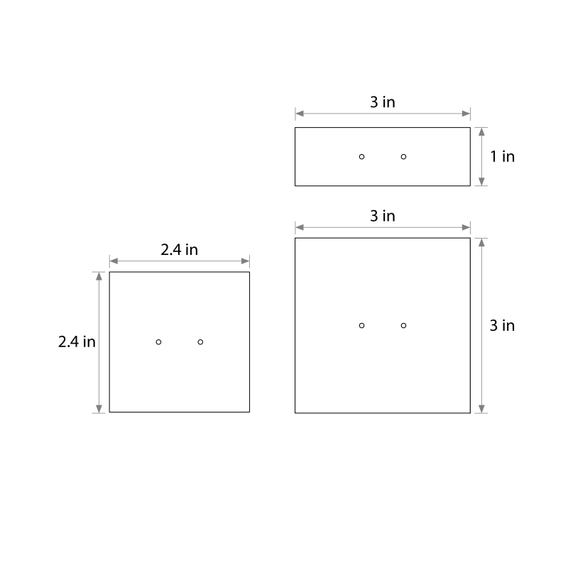 Custom Standard Earring Display Tags